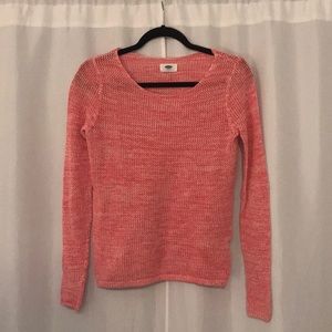 Thin cable knit sweater